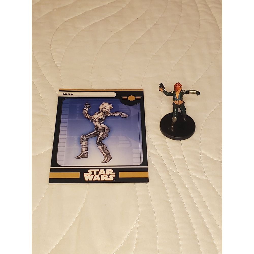 Star Wars Miniatures Mira Knights of the Old Republic KOTOR With Card 6/60 WOTC